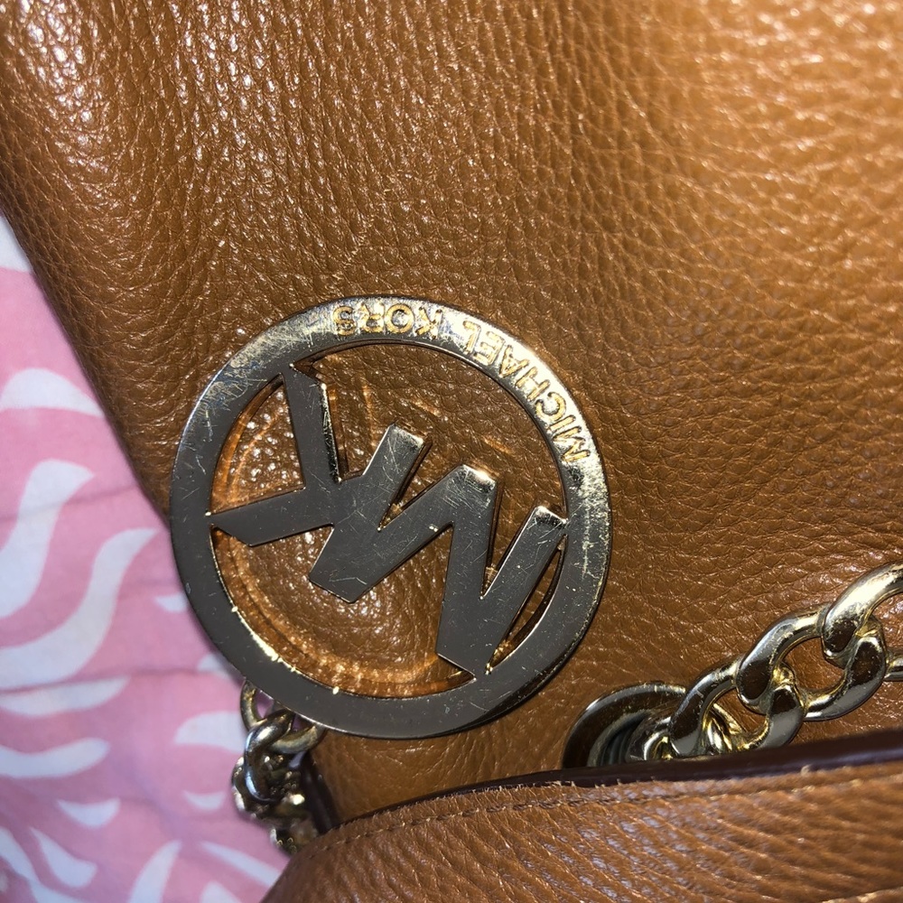 Michael Kors brown leather purse